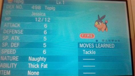 tepig hidden ability.